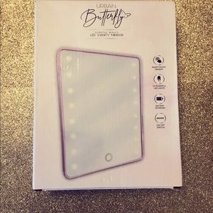 Urban Butterfly Other New In Box Led Vanity Mirror Pink Poshmark new in box led vanity mirror pink